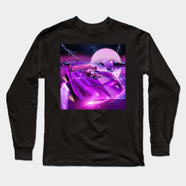 Night Driver Long Sleeve T-Shirt by NWJAY